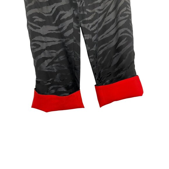 Zadig & Voltaire Pop Jacquard Tigre Silk Pants Black-sz 34 (US XS) - Picture 12 of 15